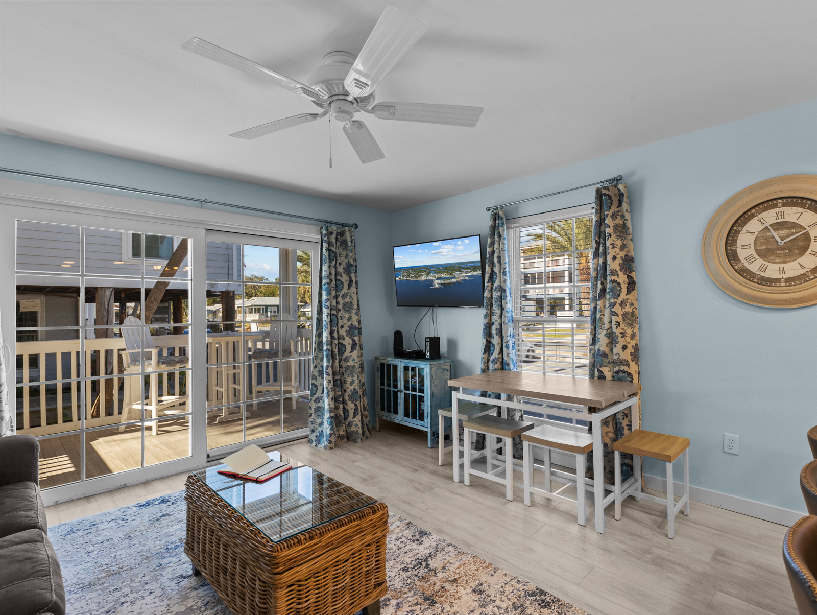 Sliding Doors Leading to Private Deck