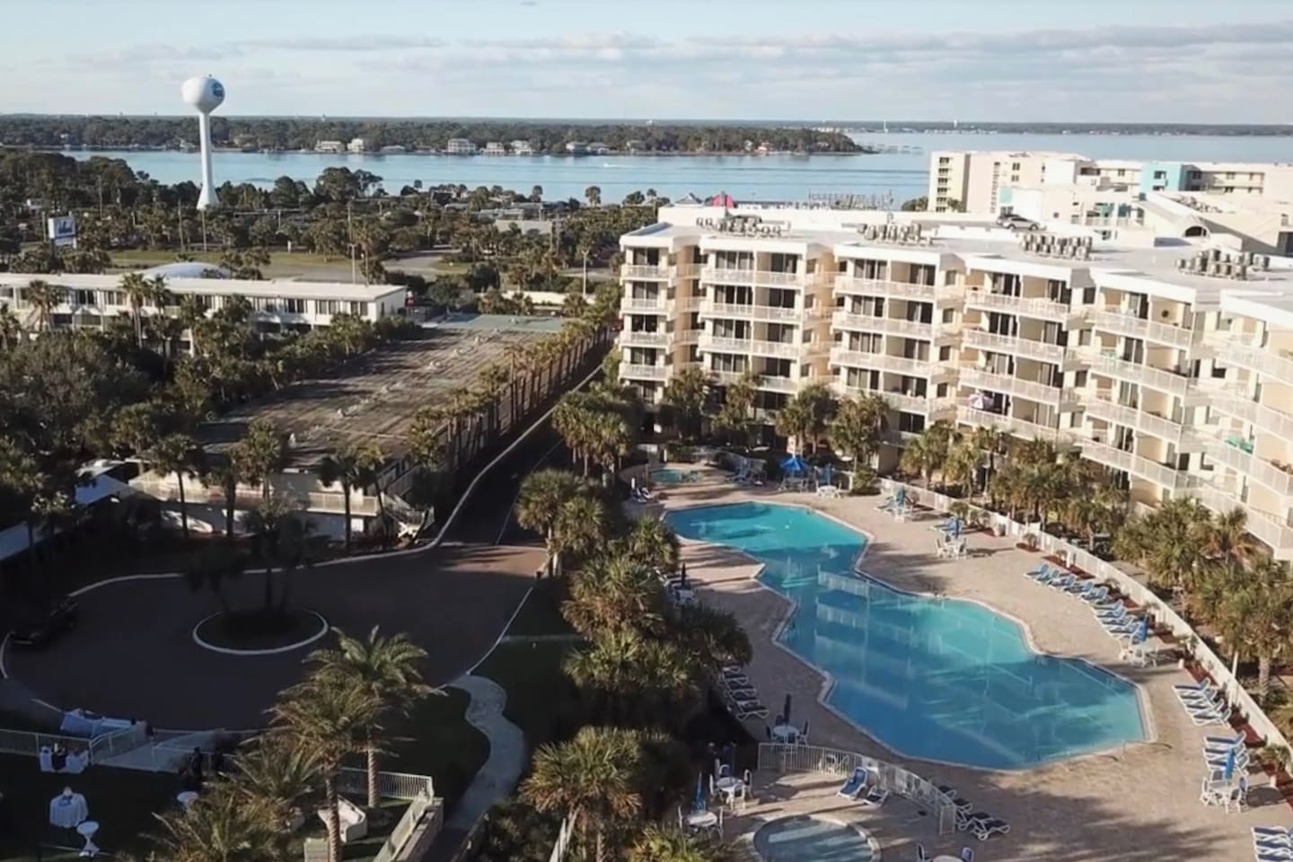 Sky view of the Gulfside. 