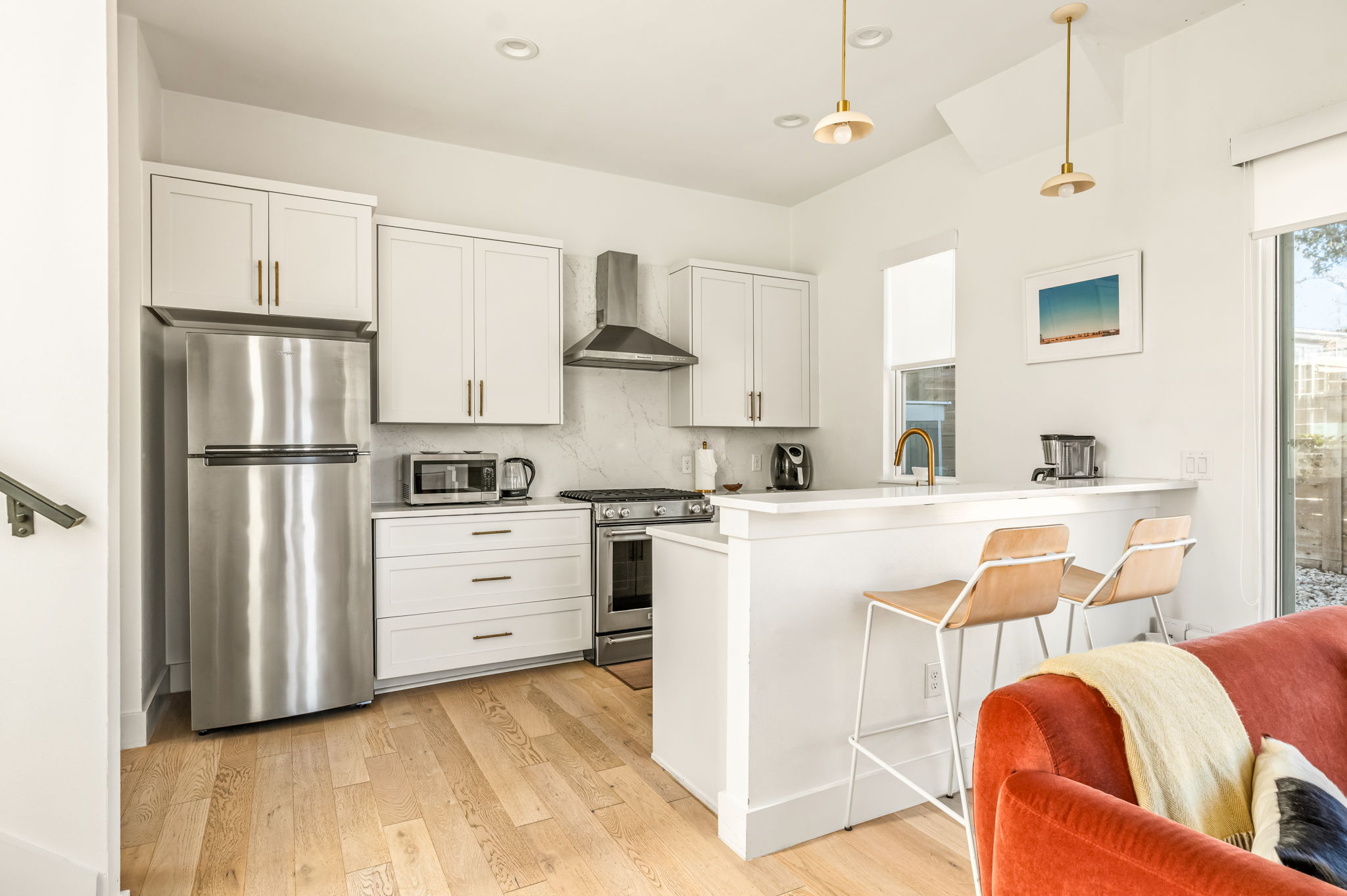 Spacious kitchen ideal for cooking, dining, and gathering together
