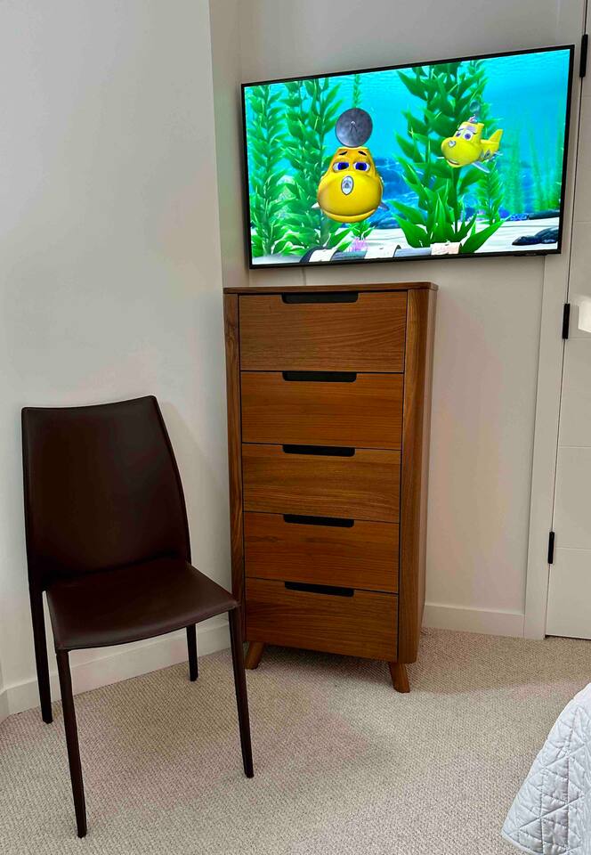 Samsung OLED Smart TV in Best Whistler Rental bedroom 2 