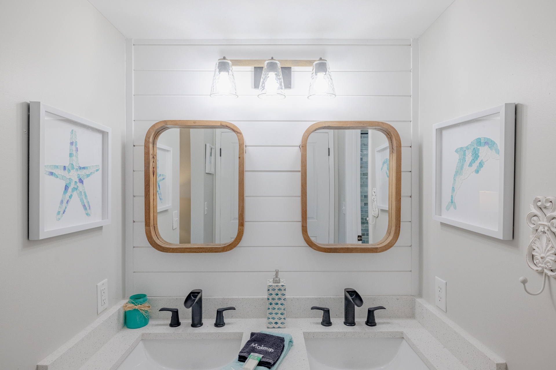 Master bathroom, double vanity