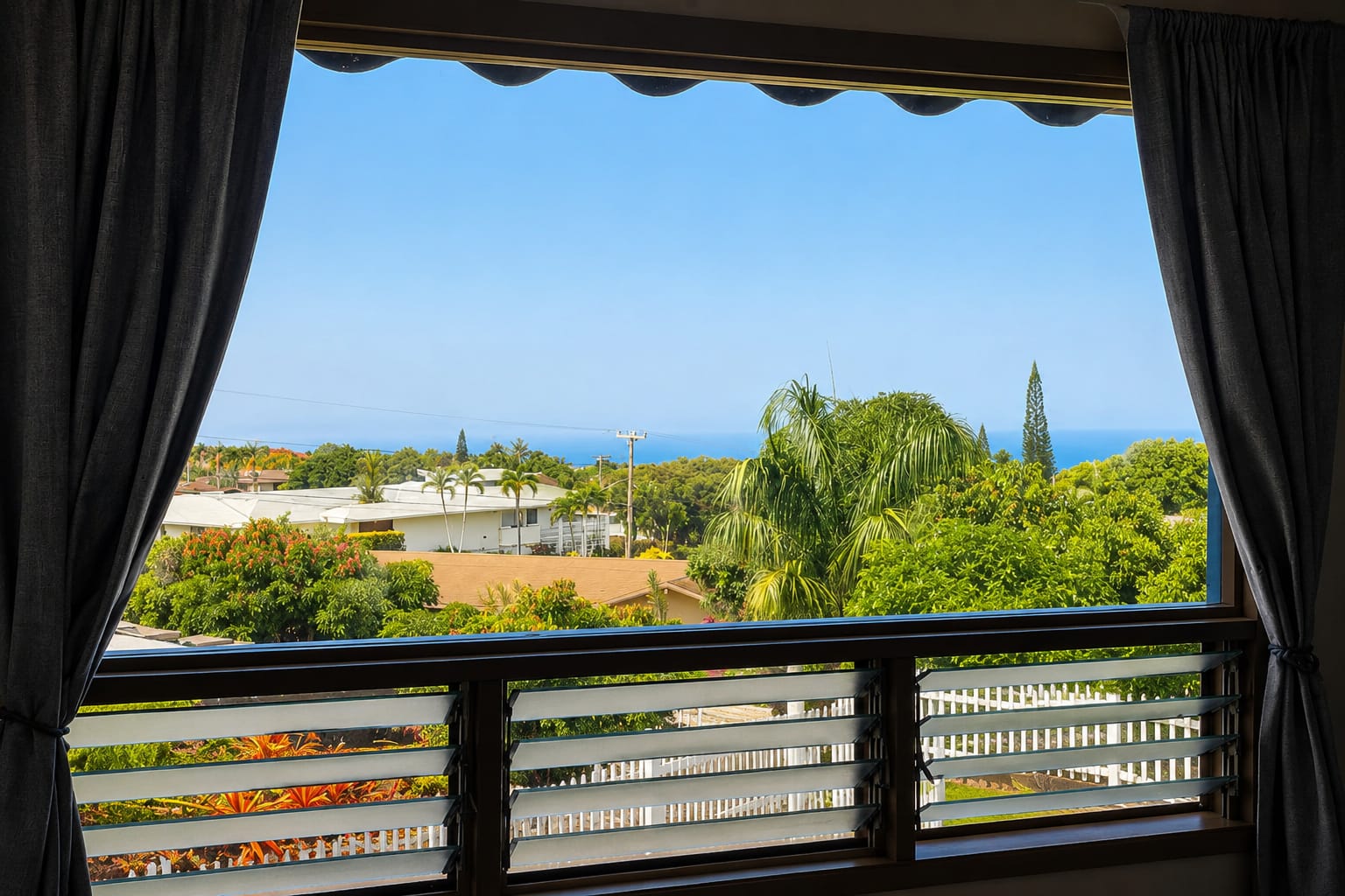 Ocean view from living room