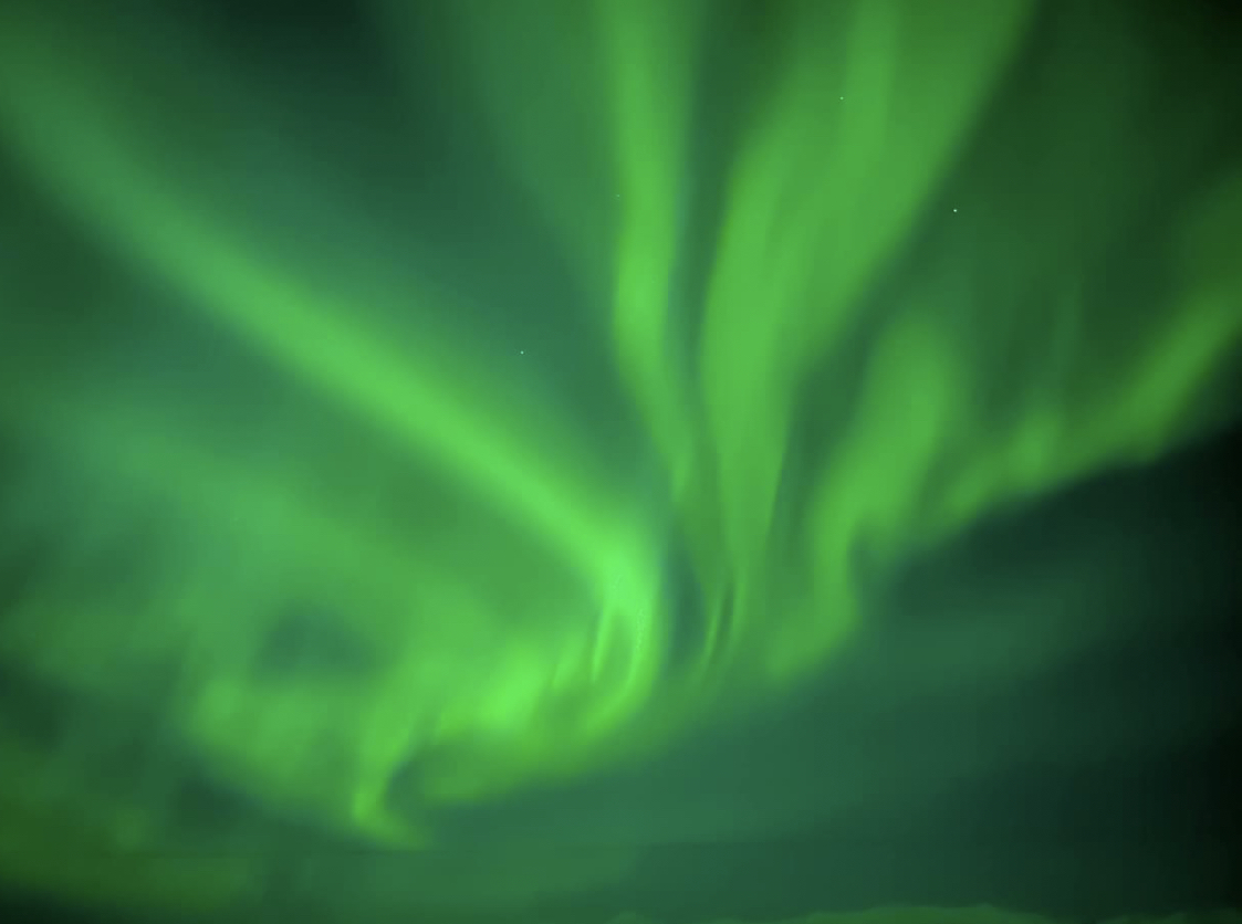 The Aurora captured from Mt Baldy just two miles up the mountain 