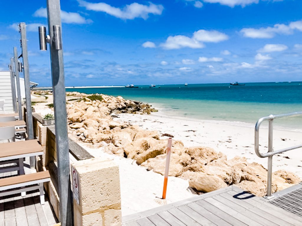 Beach Access from The Lobster Shack to walk off lunch!