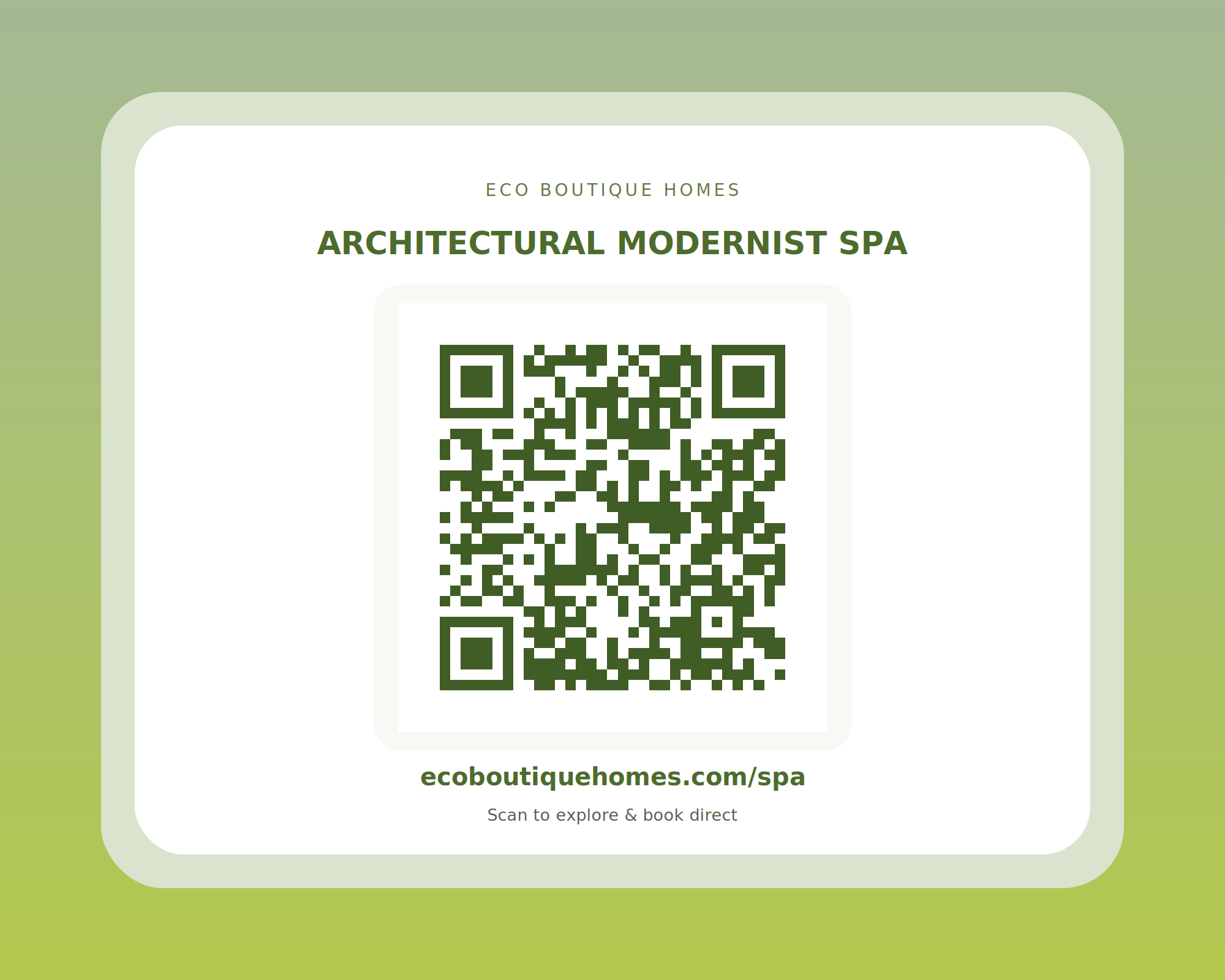 Architectural Modernist Spa | Explore and book direct: ecoboutiquehomes.com/spa