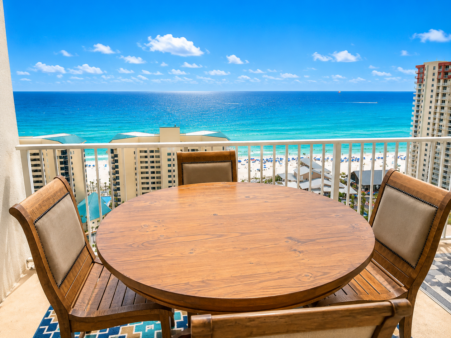 Oversized balcony with stunning ocean views