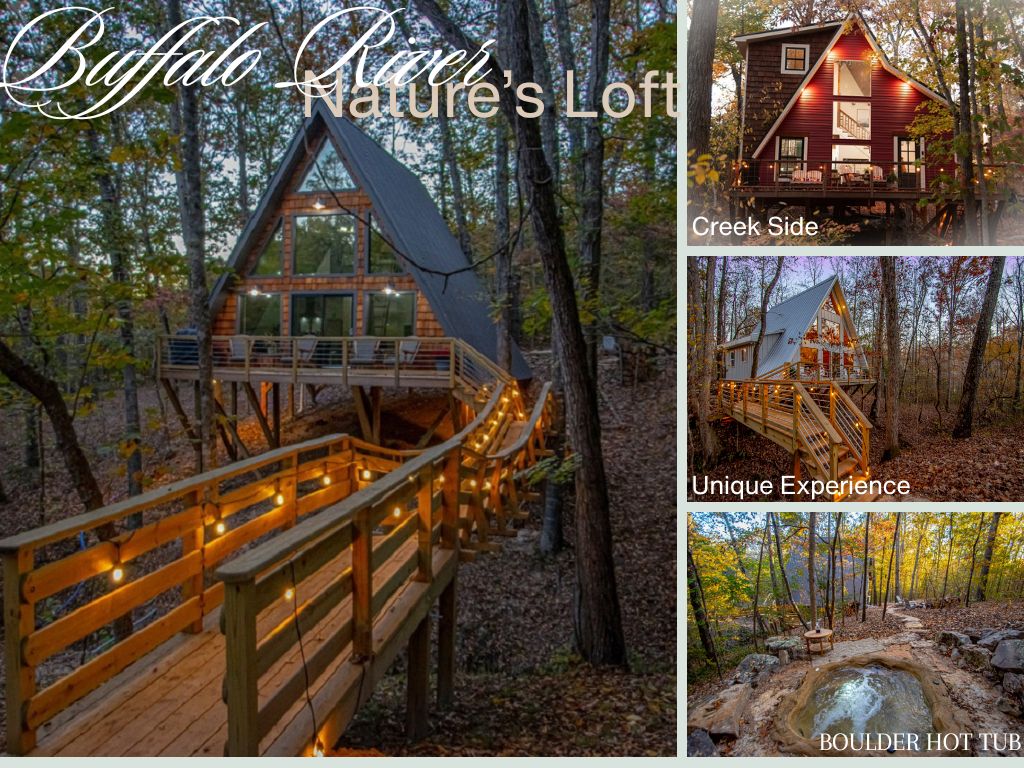 4 Unique Tree Lofts Creek Side Private With Hot Tubs