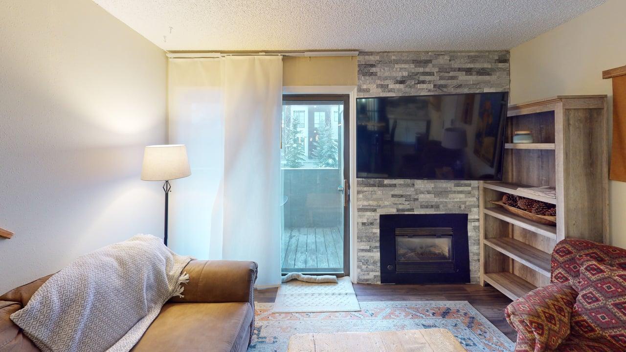 Warm up by the fire, enjoying the cozy ambiance and crackling warmth.