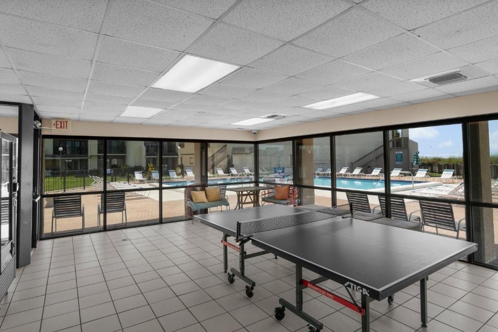 Game room right next to pool!
