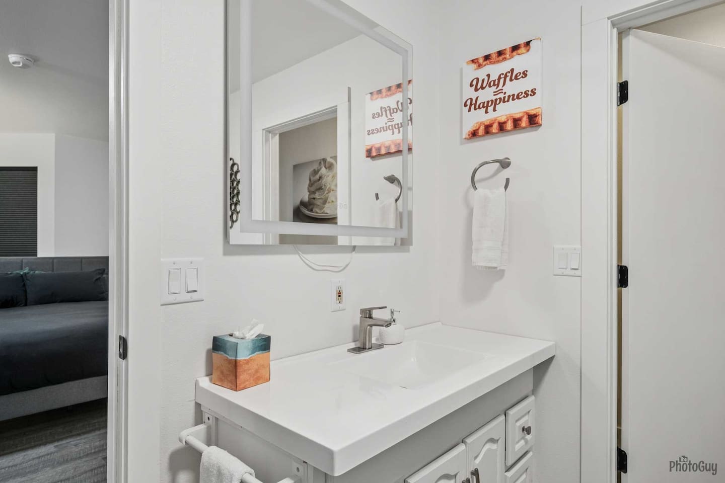 Master bathroom vanity