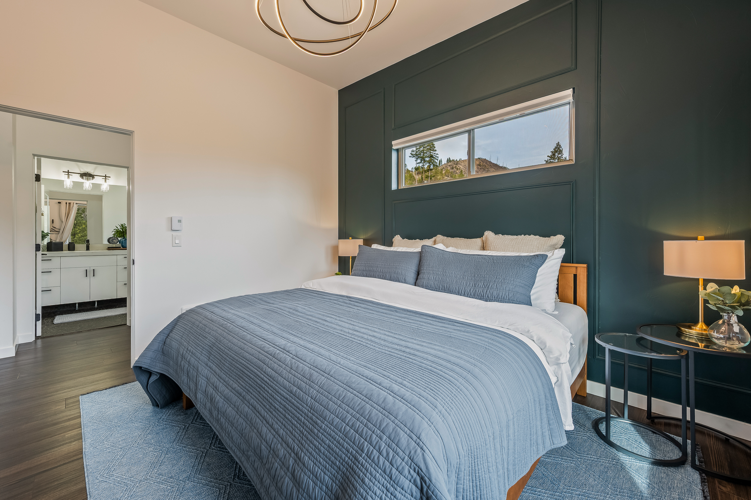 Bedroom #2 of 2: King bed, mountain views, Smart TV