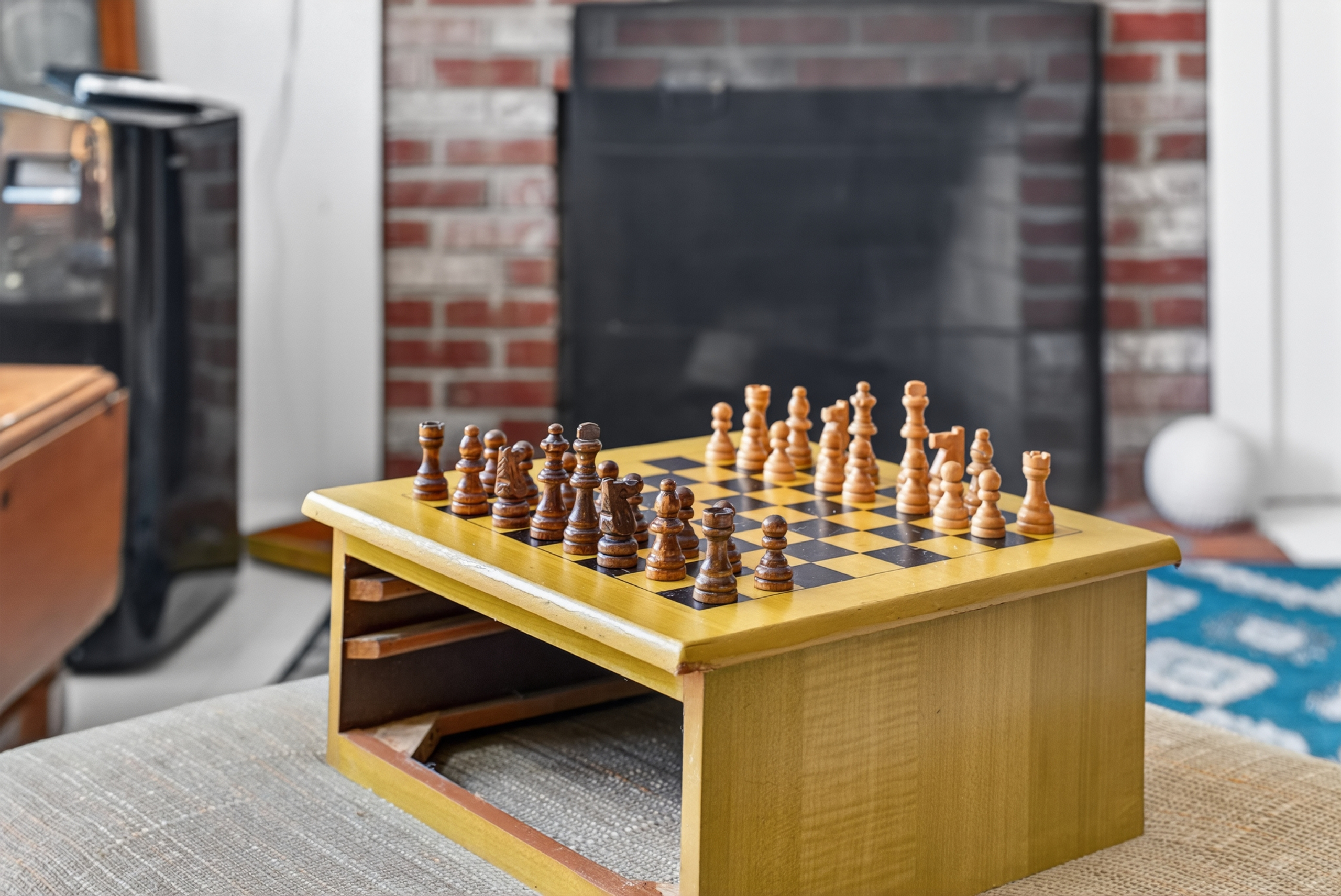 Chess is a cozy way to relax, connect, and enjoy your stay at The Jib!