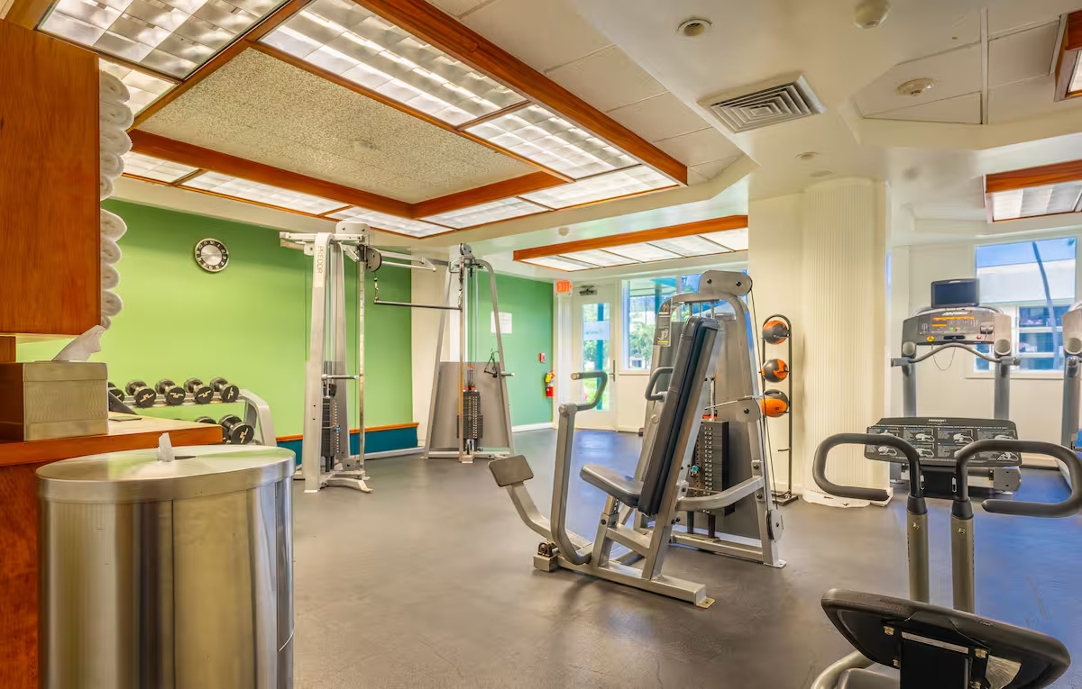 Fitness Room to Keep Healthy on Vacay!
