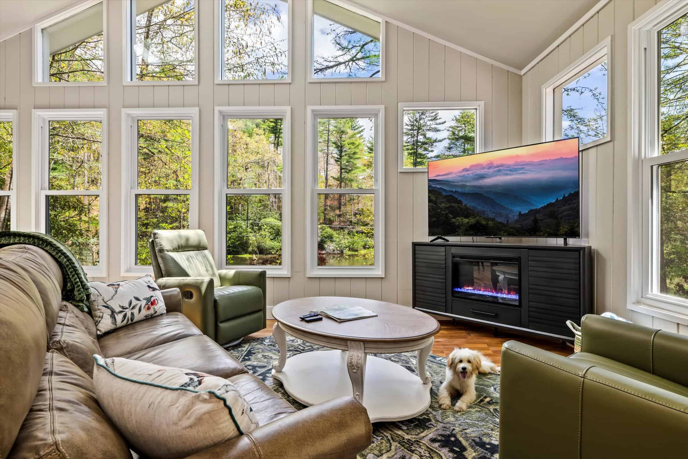 Cattail Cottage immerses you (your approved fur baby) in the serenity of nature.