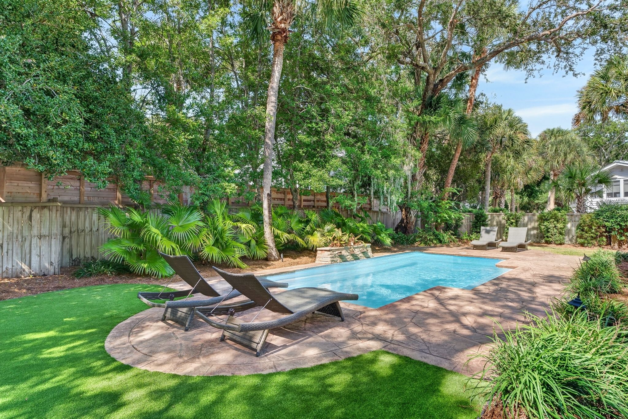 Backyard | IOP Poolside Paradise | 112 Sparrow Drive | Isle of Palms, SC | IOP Escapes