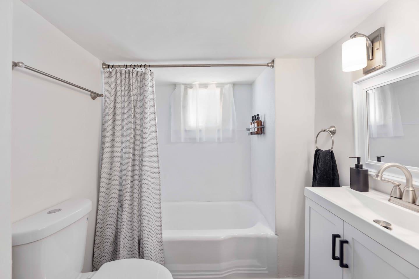 Newly remodeled bathroom. 