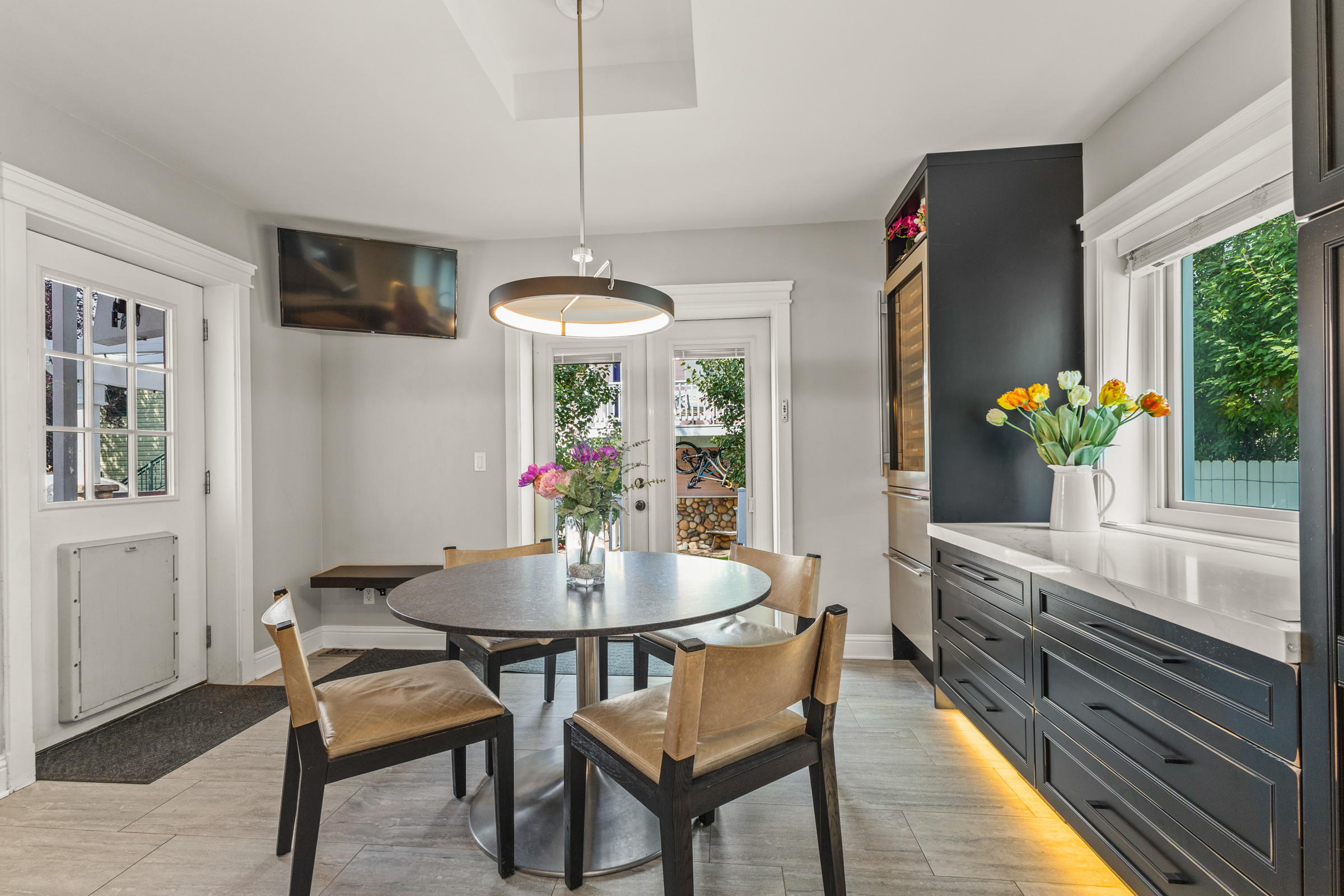 Informal Dining Area | TV | Access to Back Patio