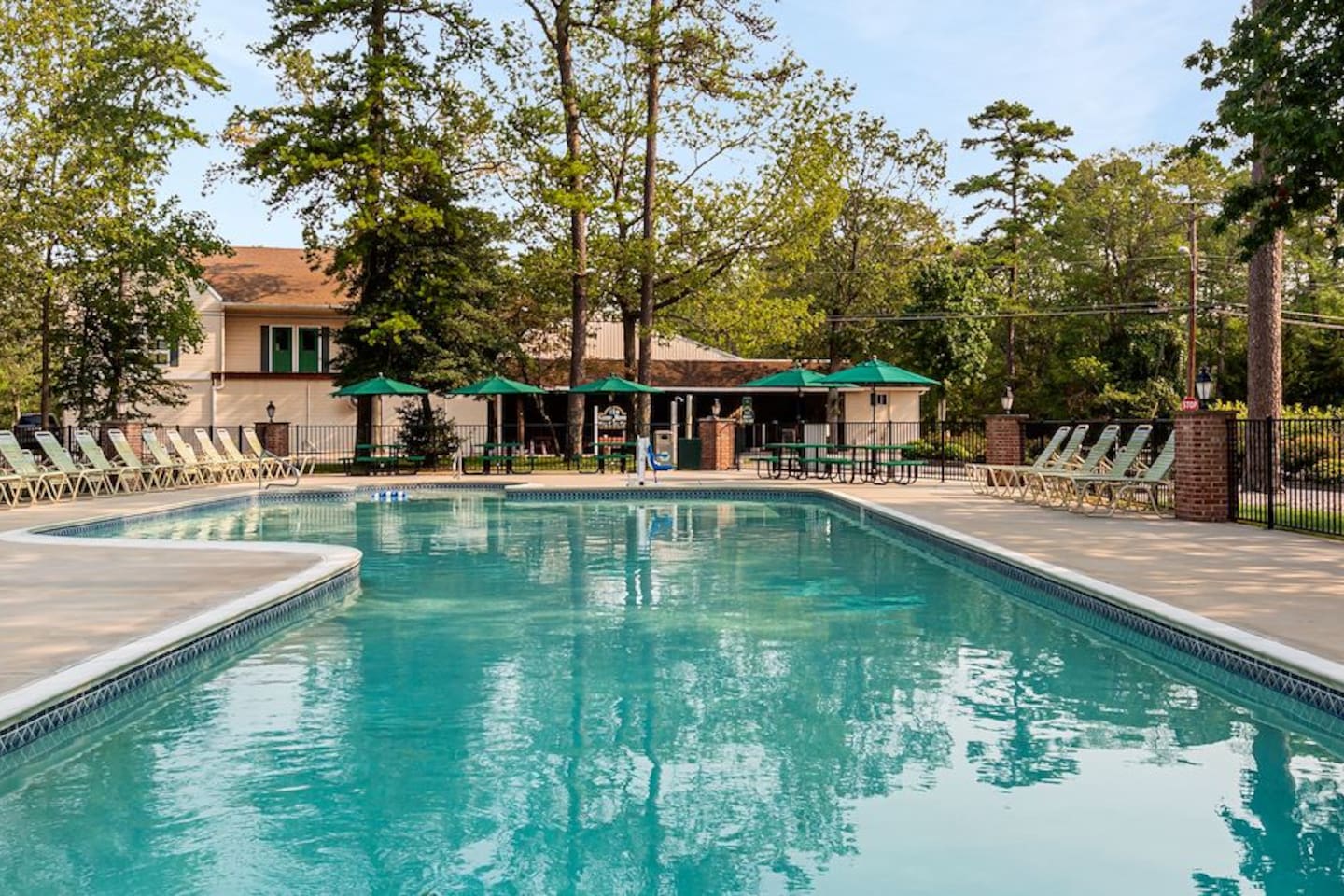Heated Pool. Shared resort amenity. Open seasonally. 