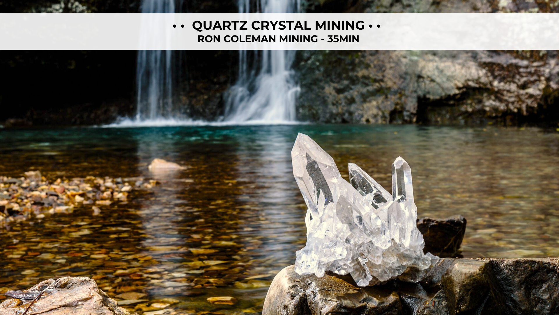 Get your hands dirty and spend an unforgettable day mining quartz crystals!