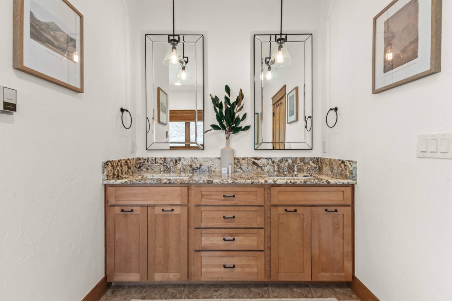 Ensuite Bathroom #1 | Double Vanity Sinks 