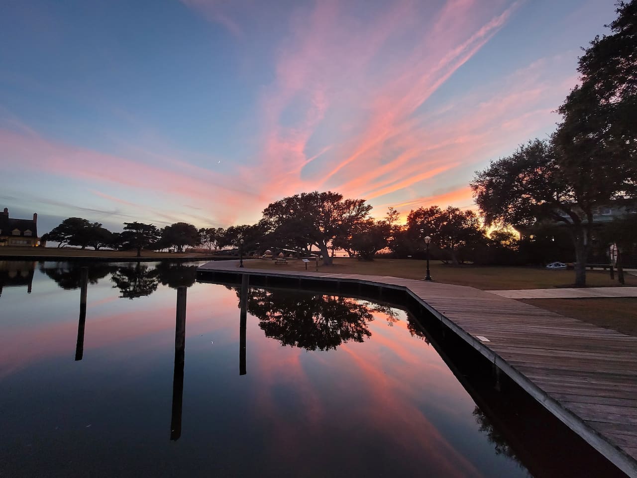Corolla Park sunset.