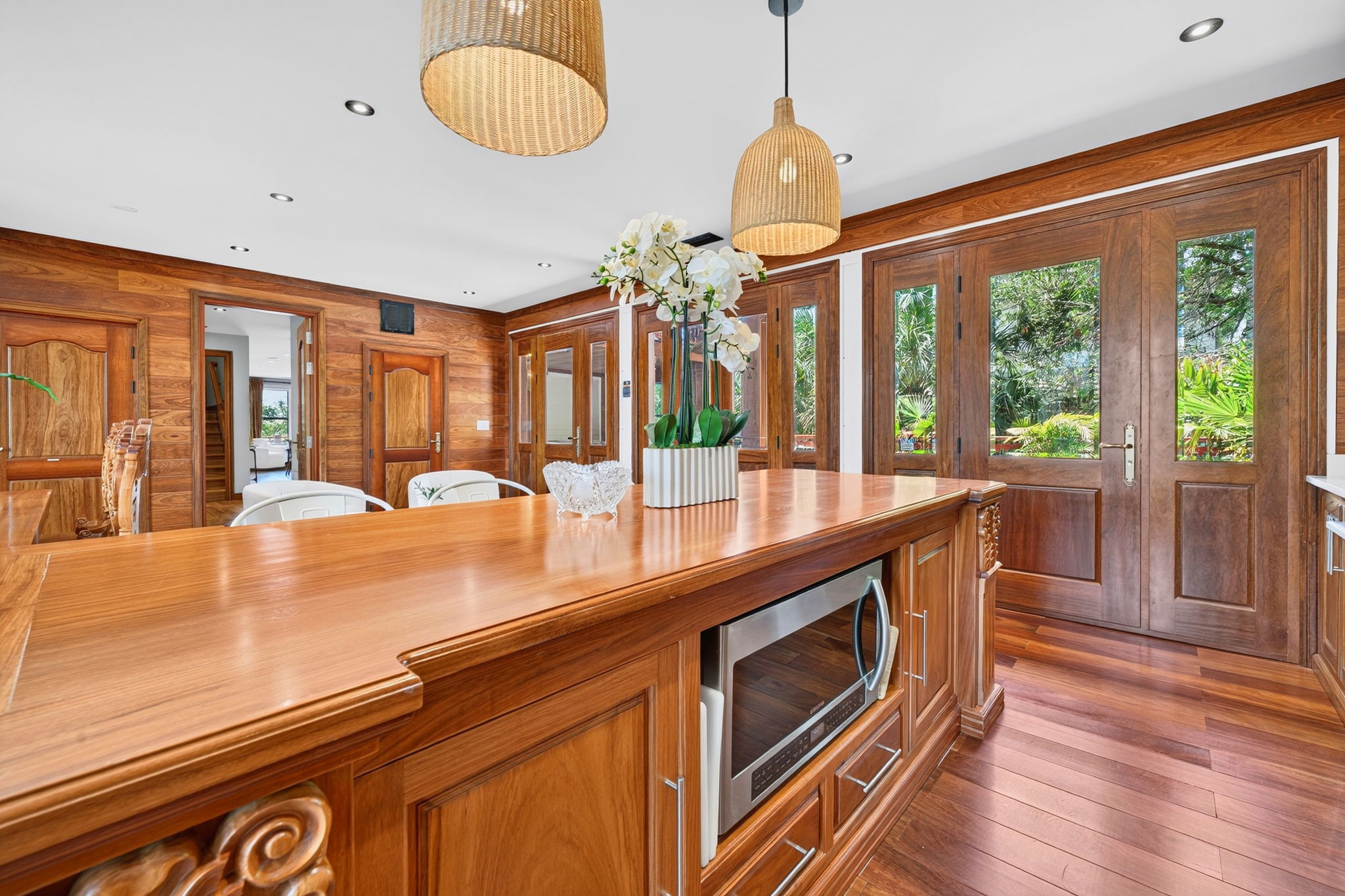 2nd Floor Kitchen, Adjacent to Pool | Rosewood Retreat | 2605 Palm Blvd, Isle of Palms, SC | IOP Escapes