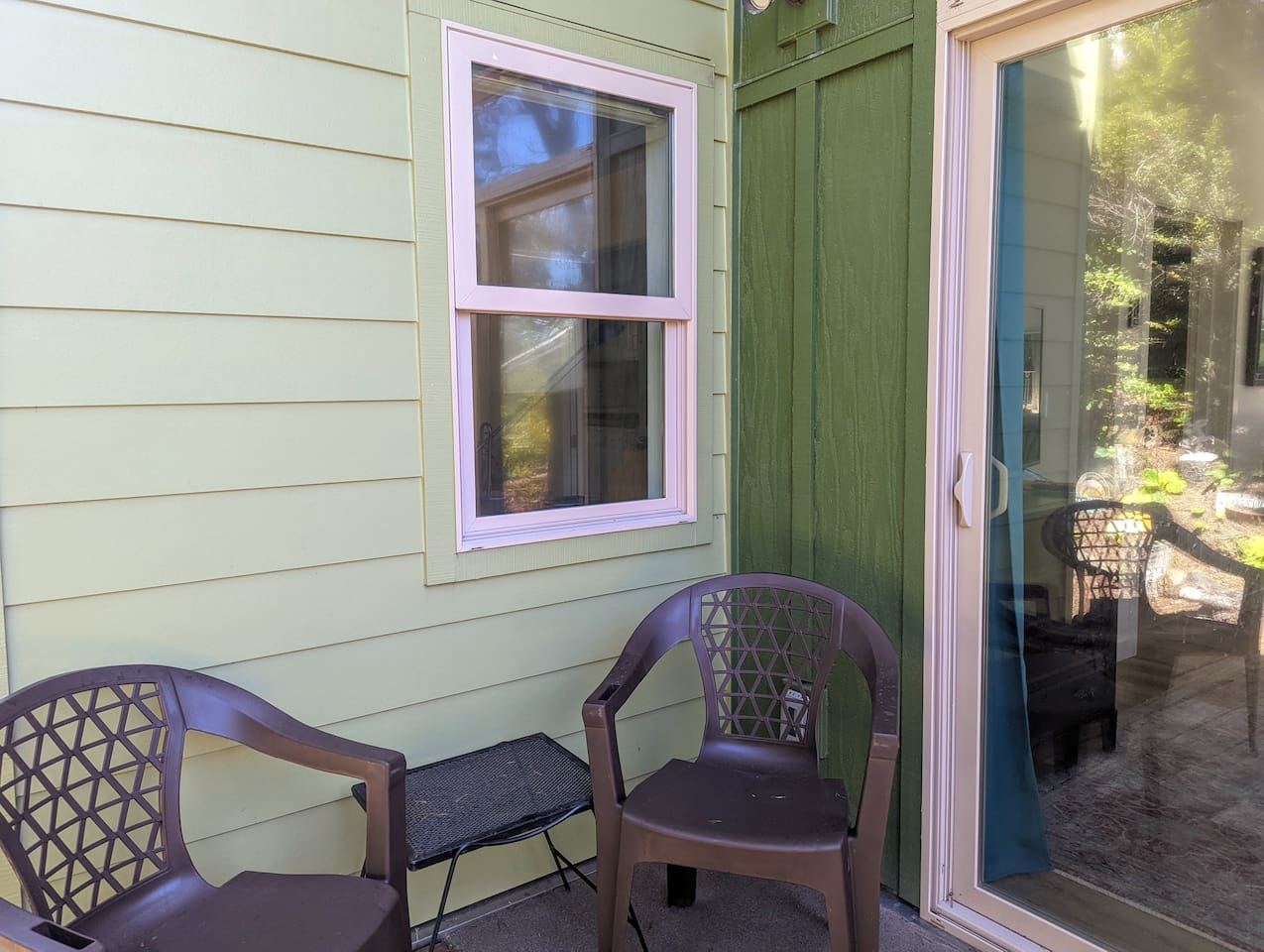 patio off of bedroom