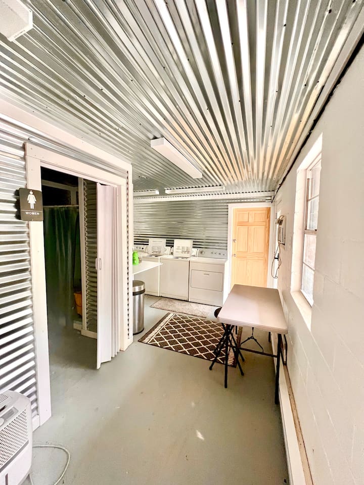 Shared guest laundry