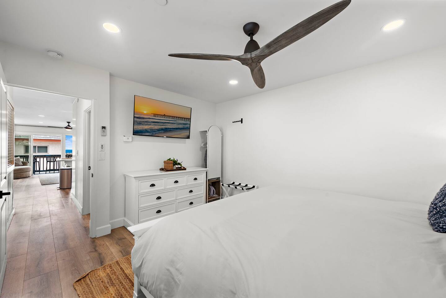 The bedroom also has a 50" TV with plenty of streaming channels for movie night or binge watching :)