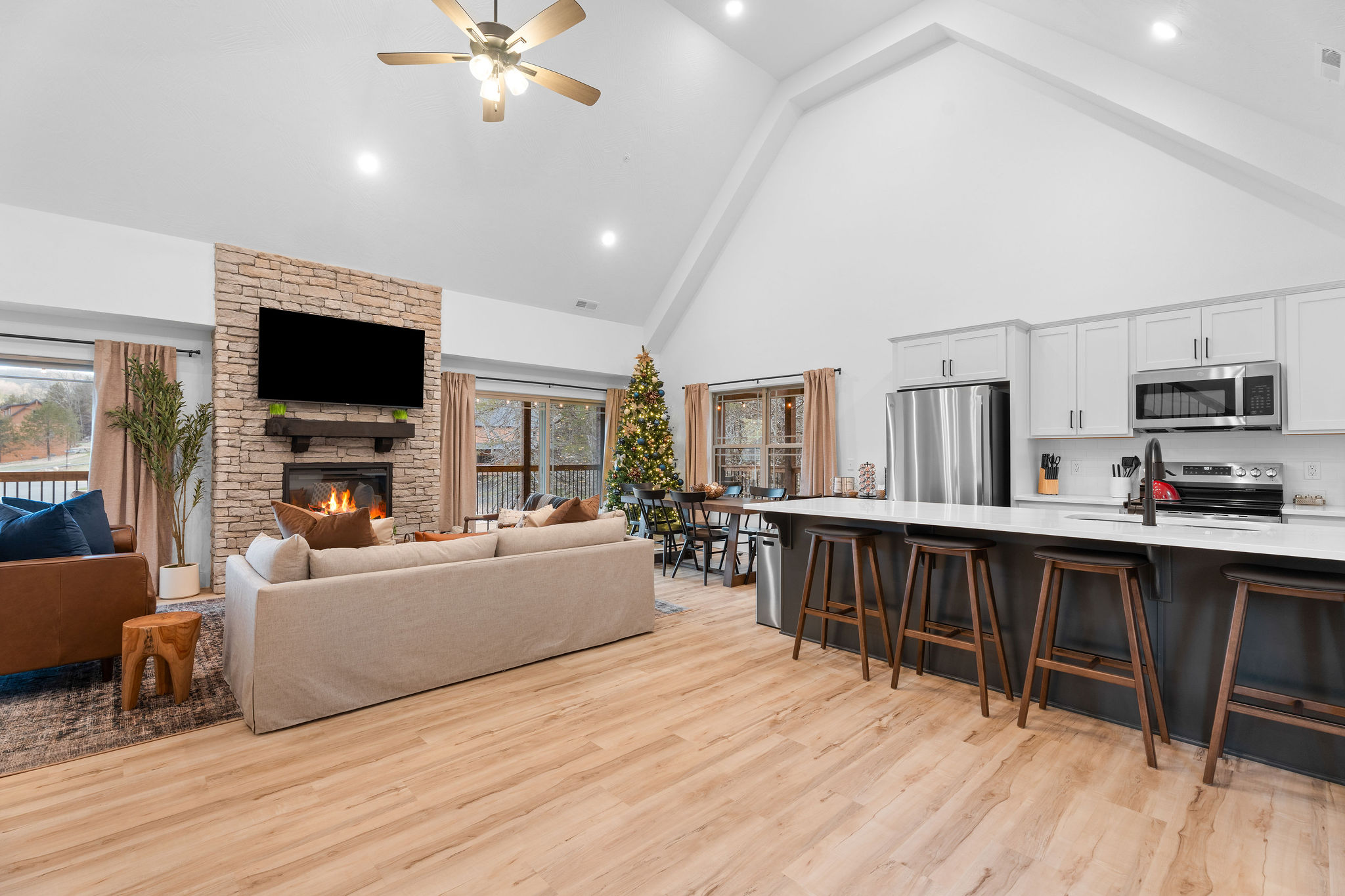 Open-concept living space that brings everyone together.