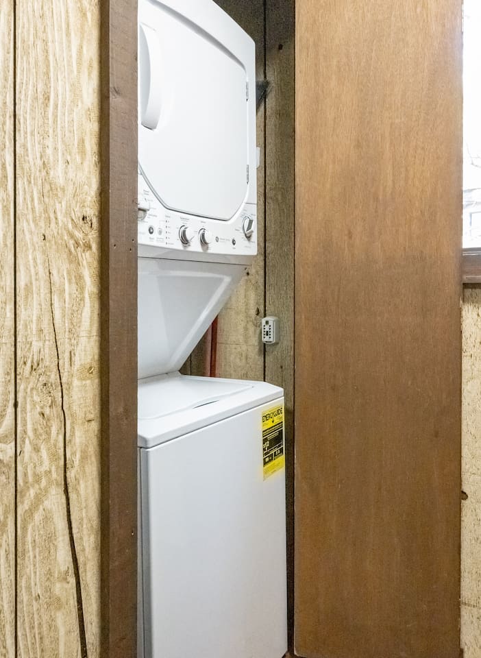 Washer and Dryer in the unit