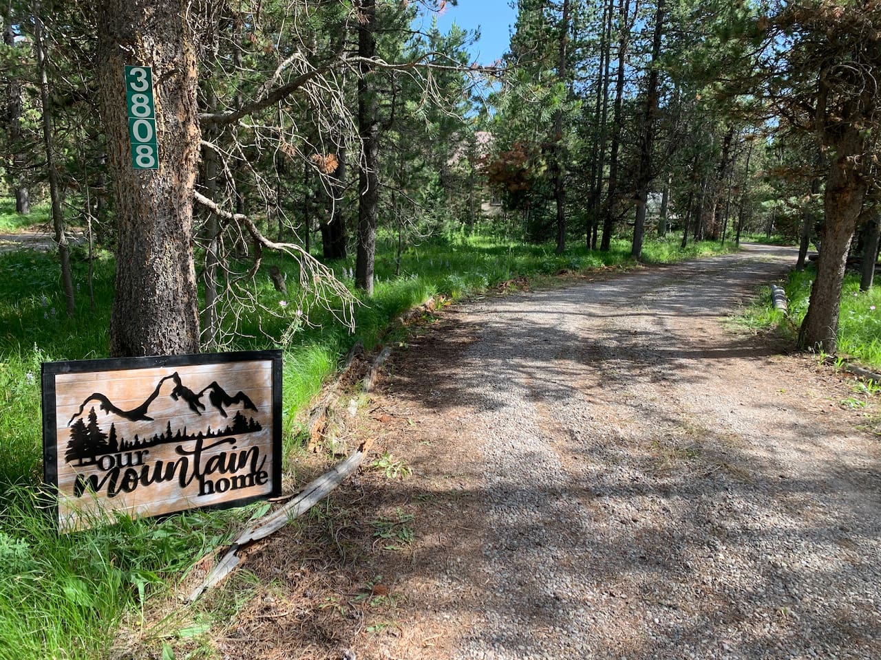 Entrance Driveway to the Cabin