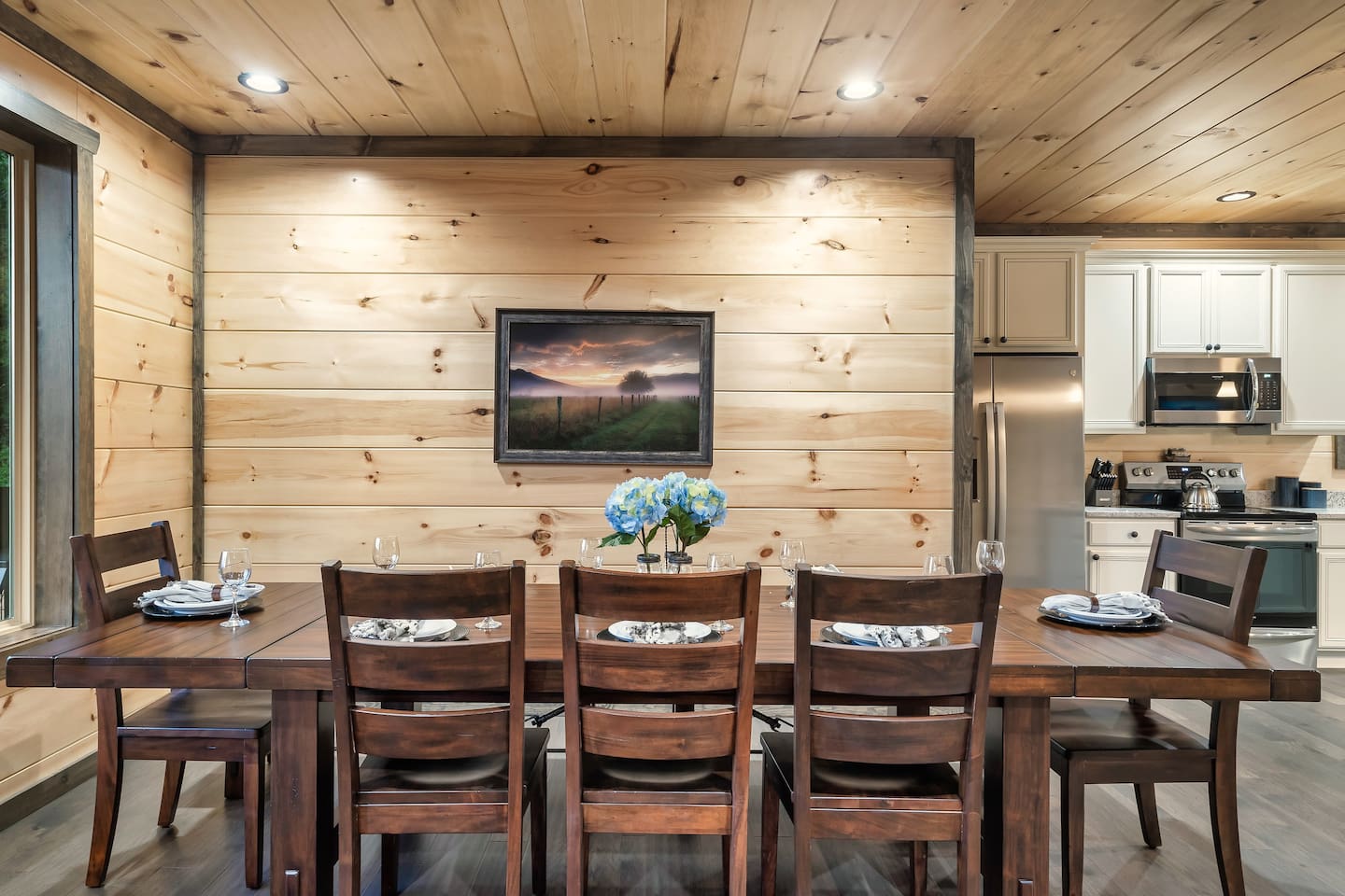 Enjoy your meals here!  You can cook or get something delivered!