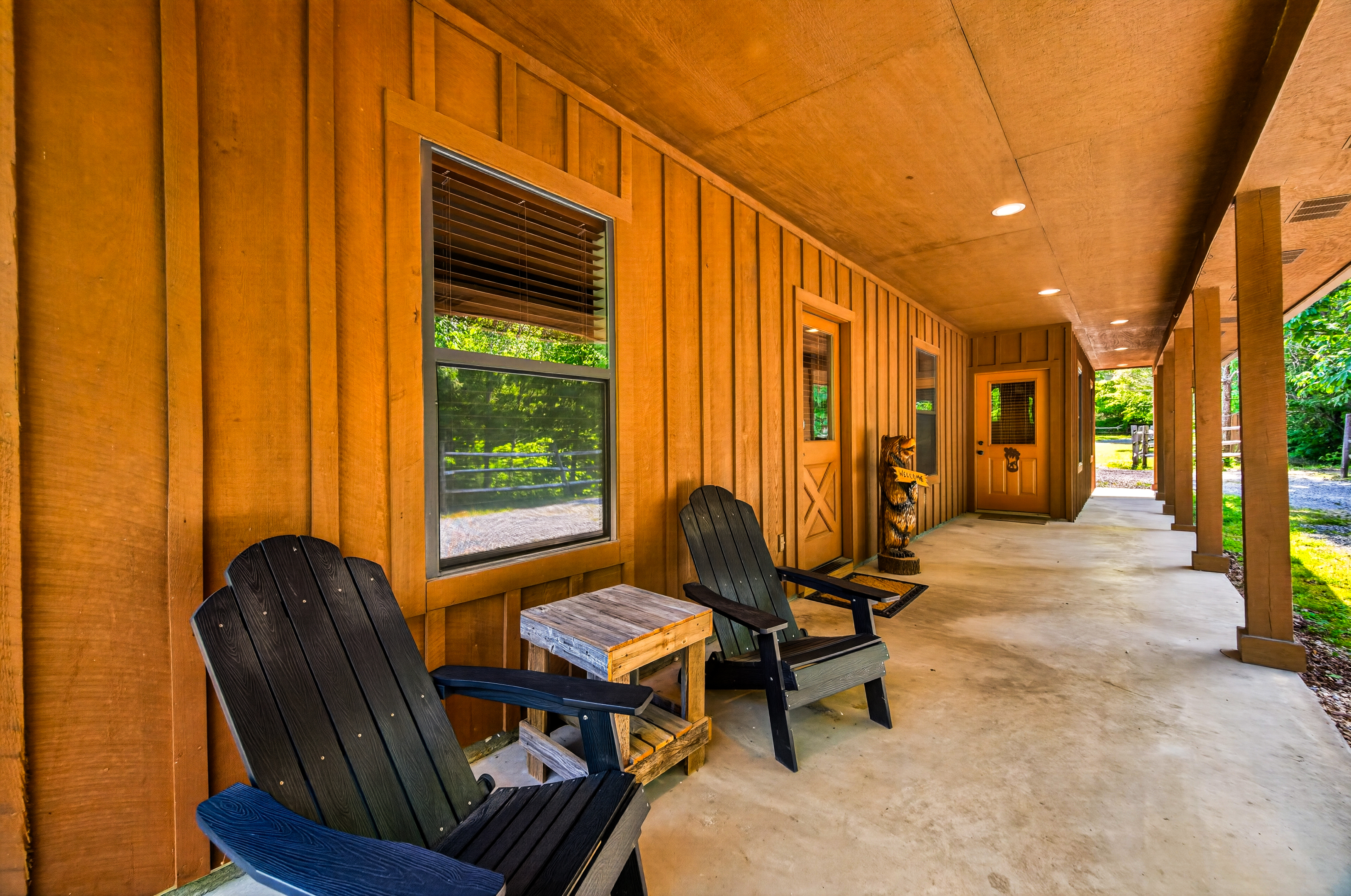 Front Porch and Entry to Ground Level