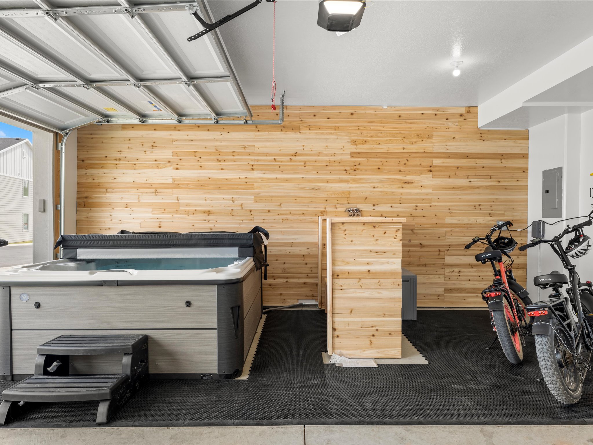 Hot Tub and Electric Bikes