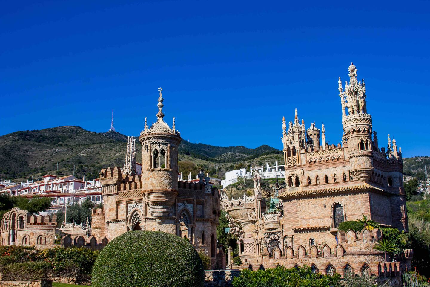 Colomares Castle. Castle dedicated to the explorer and navigator Christopher Columbus. Benalmadena. 