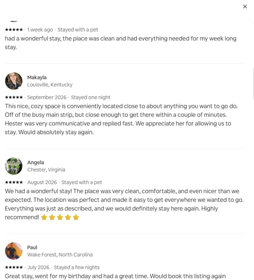 Guest Reviews: Rave reviews highlight our ideal location and welcoming atmosphere!