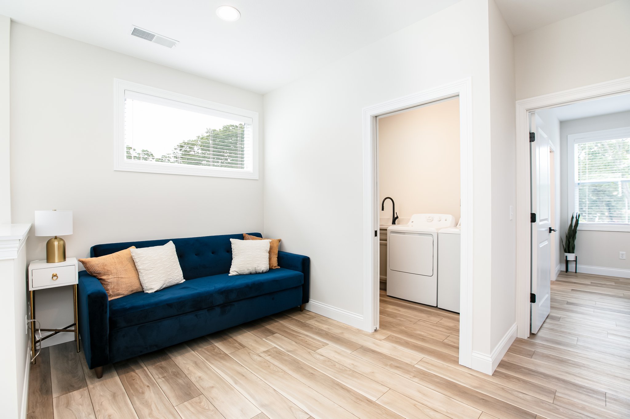 Upstairs Hallway with Pull out Couch