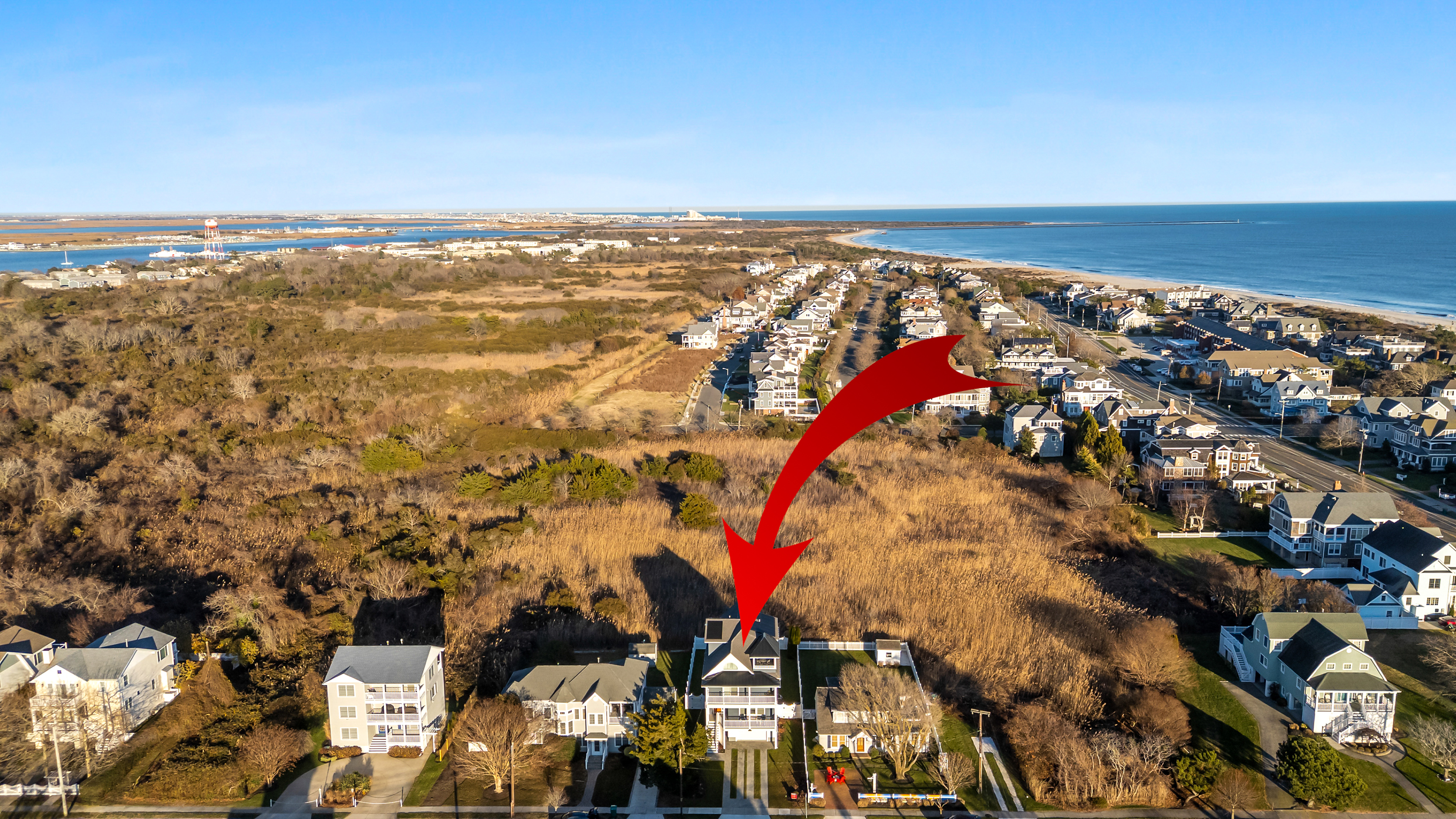 Aerial View Of Property Showing Close Proximity To Beach