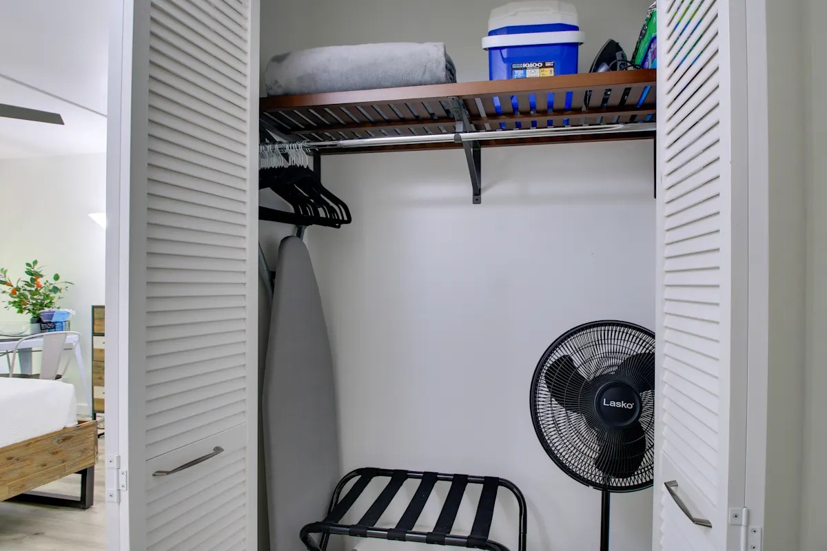 Bedroom 2 (Studio) Entry Closet