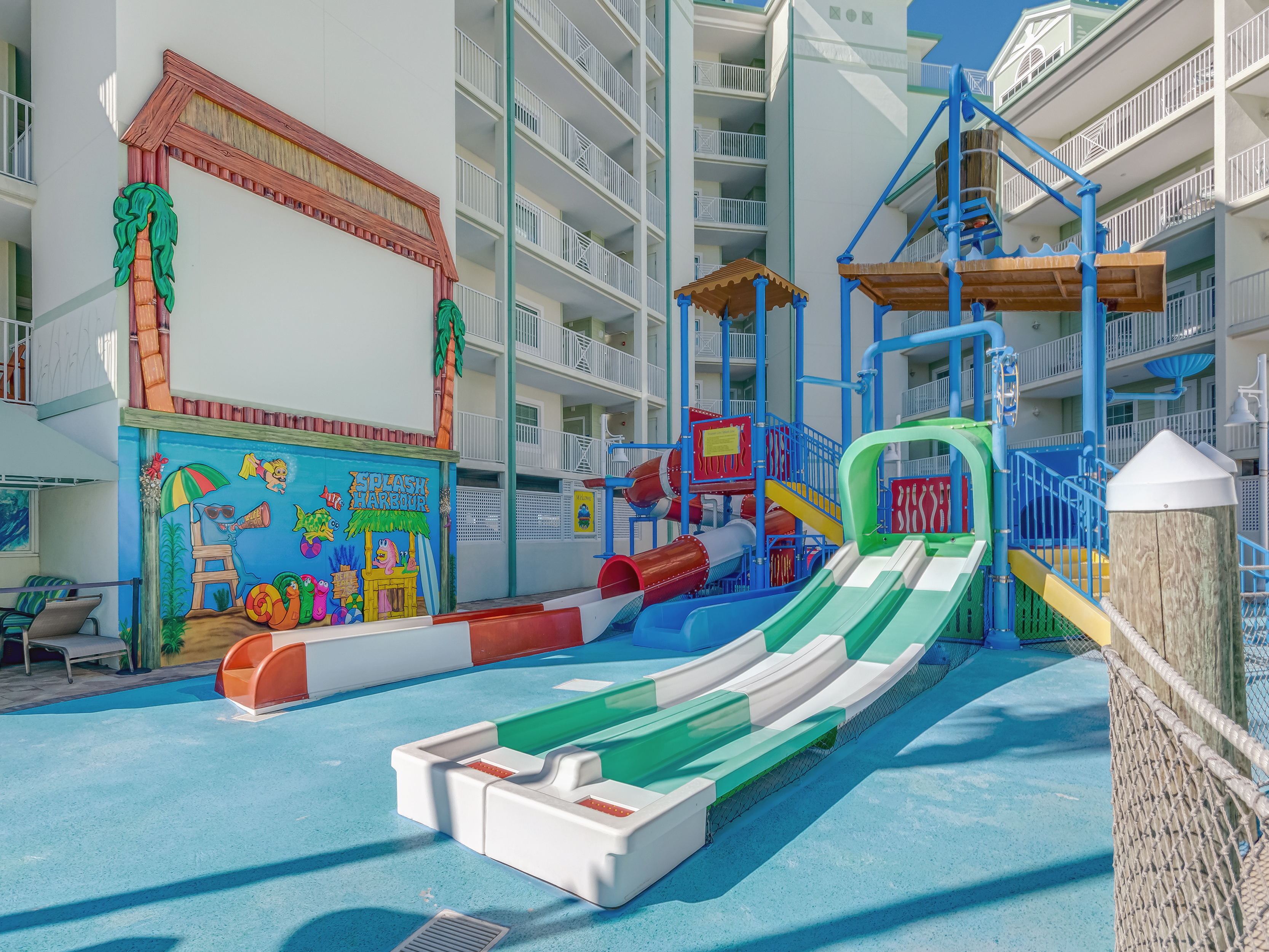 Kiddie section of the ONSITE water park - 4 FREE DAILY WATERPARK PASSES INCLUDED WITH EVERY RESERVATION