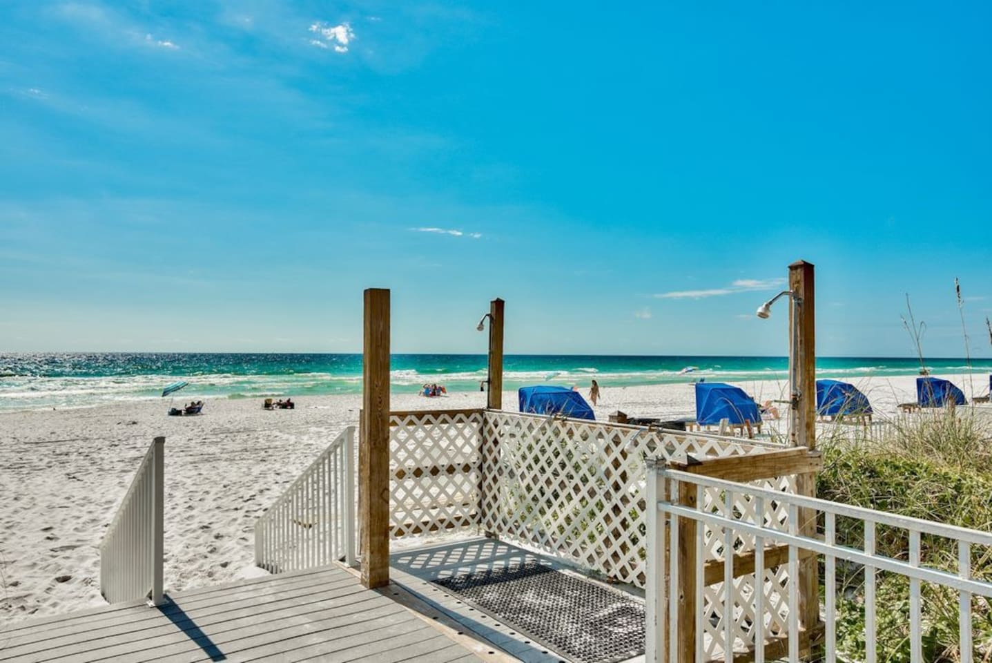 Beach rinsing area...
