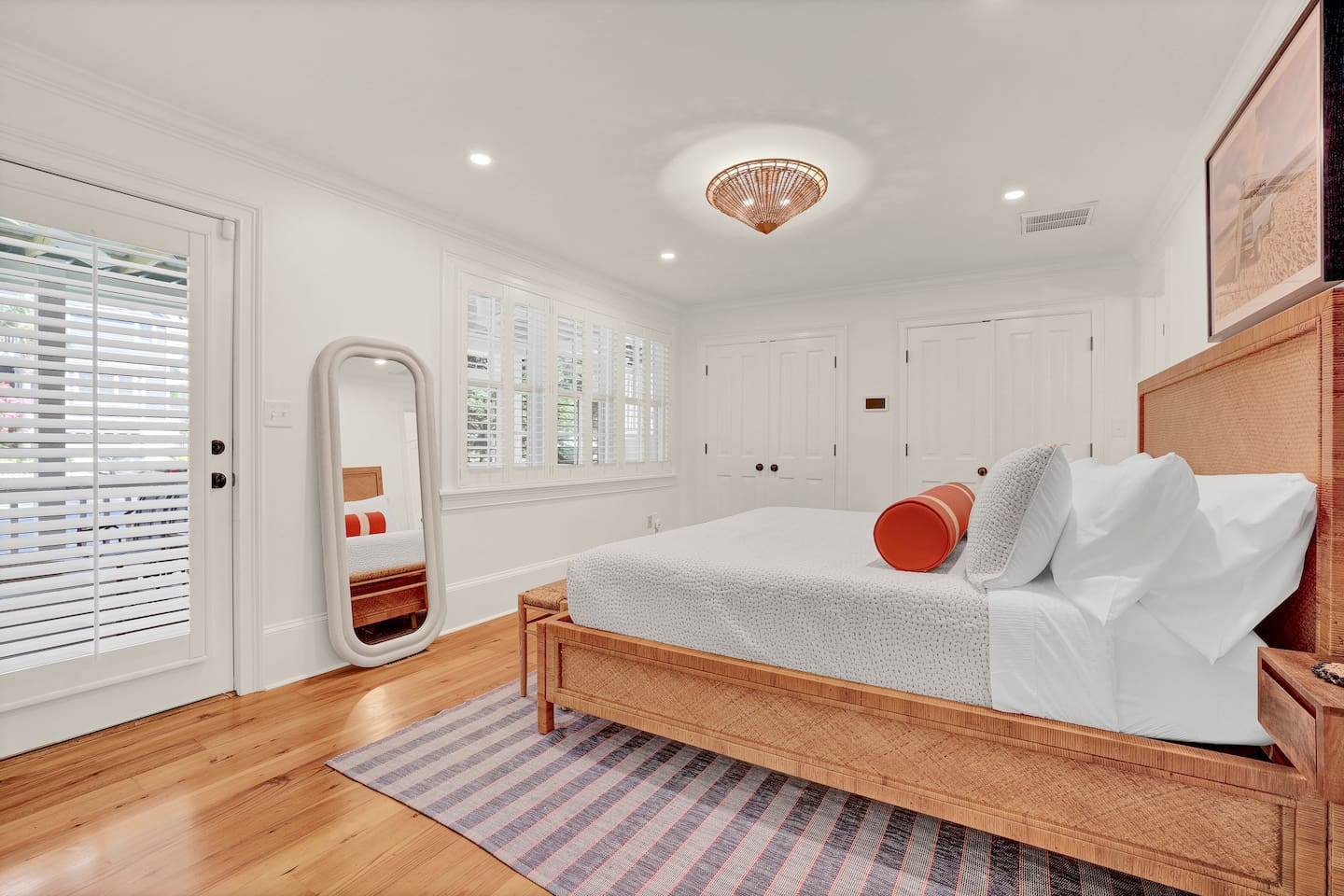 Primary suite at the back of the house with a private bathroom