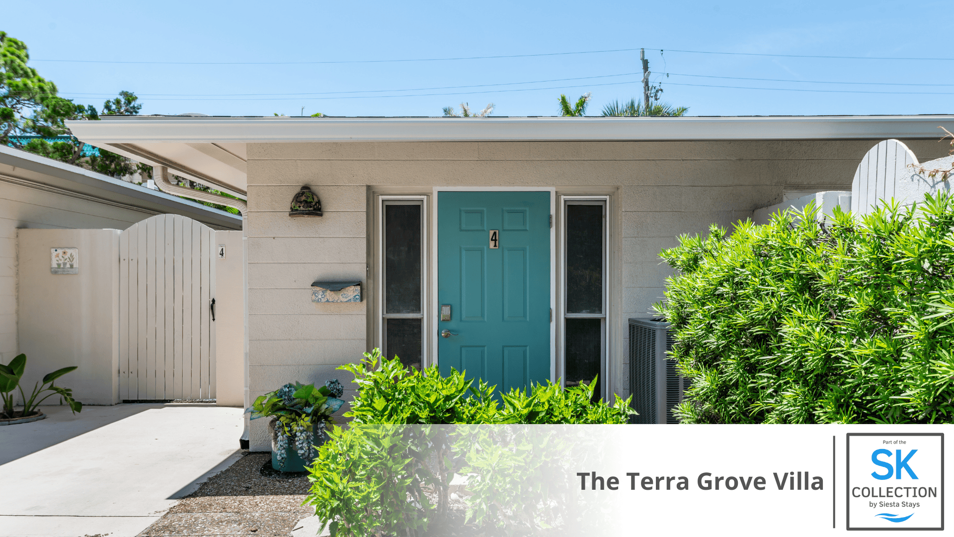 Front Entry w/Parking Space