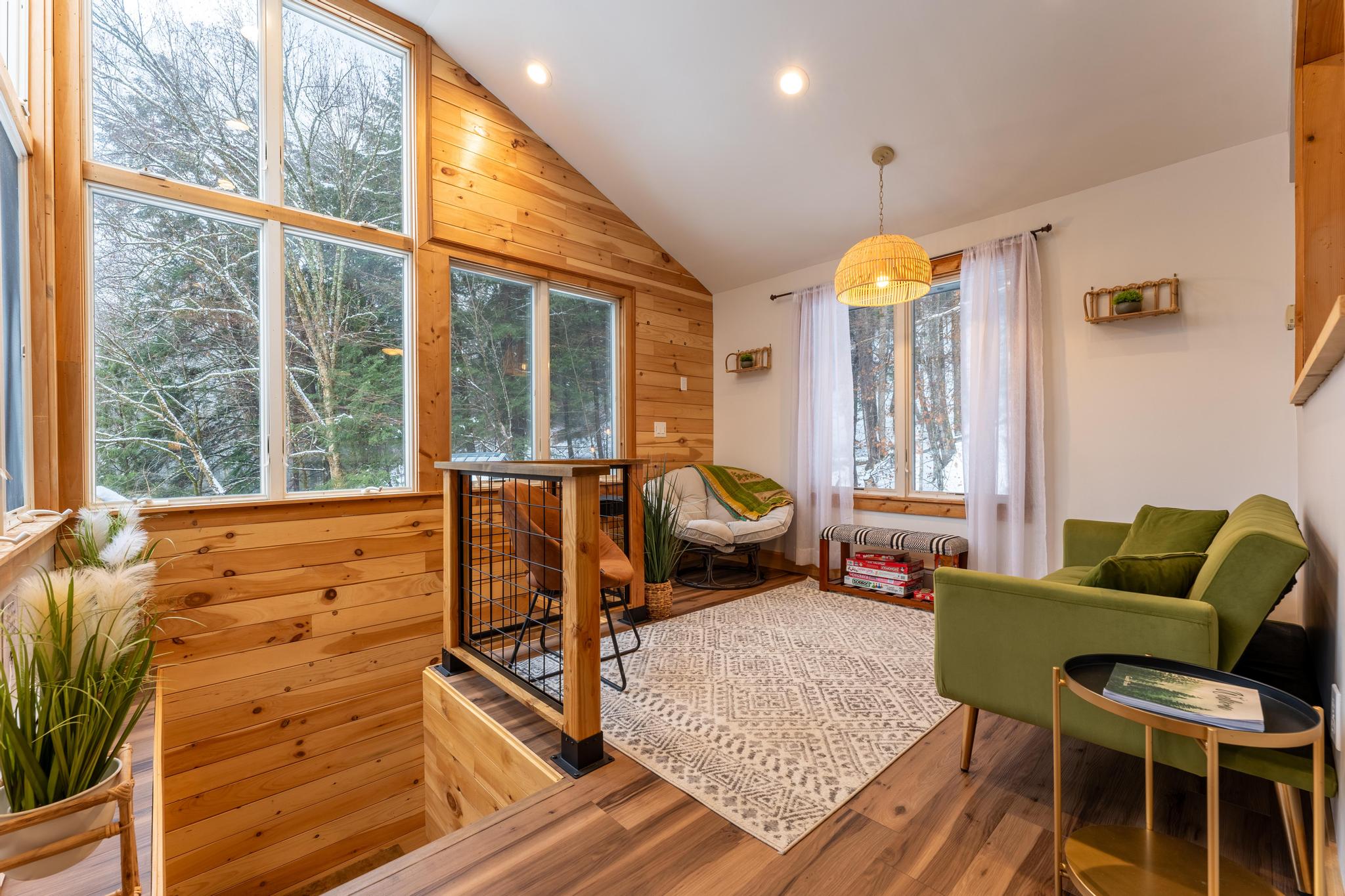 Walk up to the 2nd floor Sitting Room