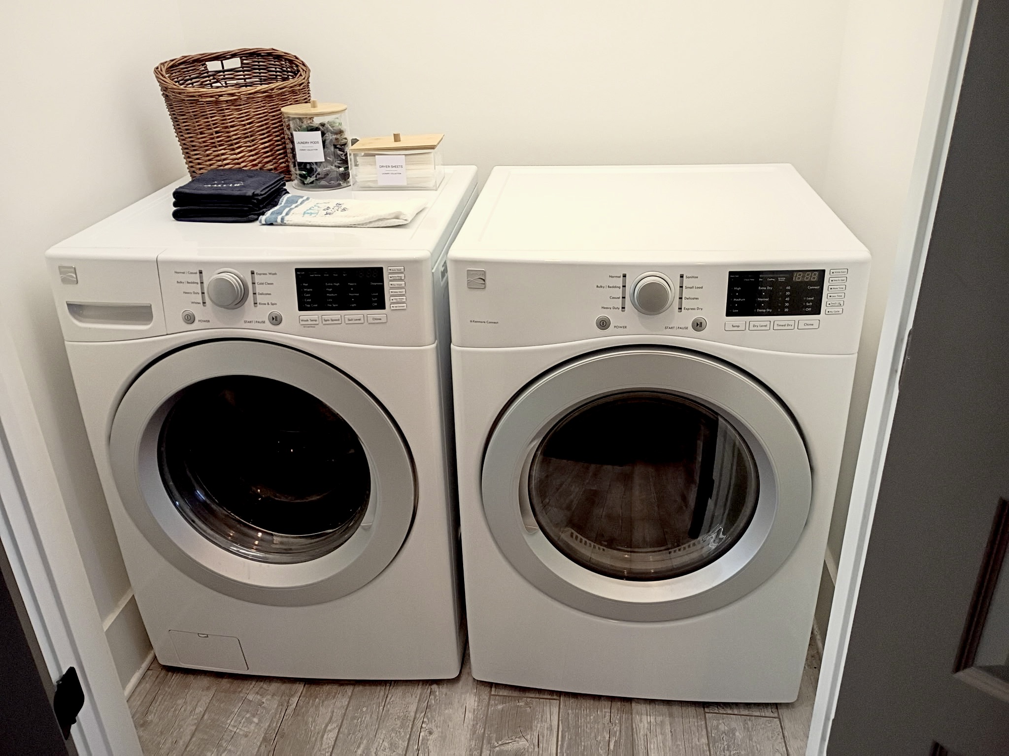 Laundry Closet- In Master Bathroom