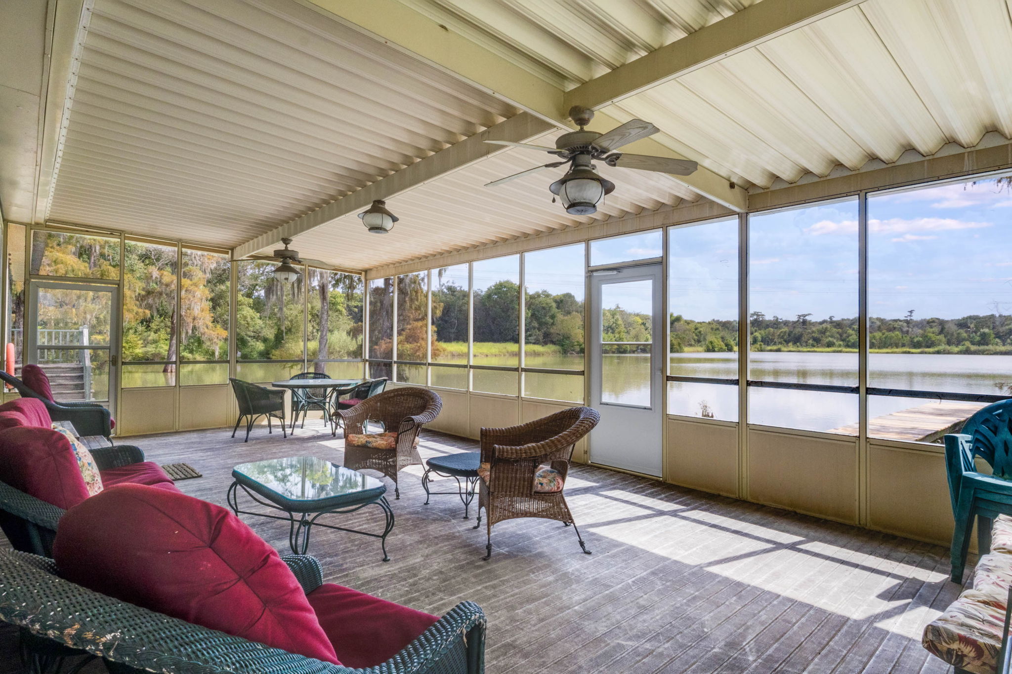 Screened In Back Porch