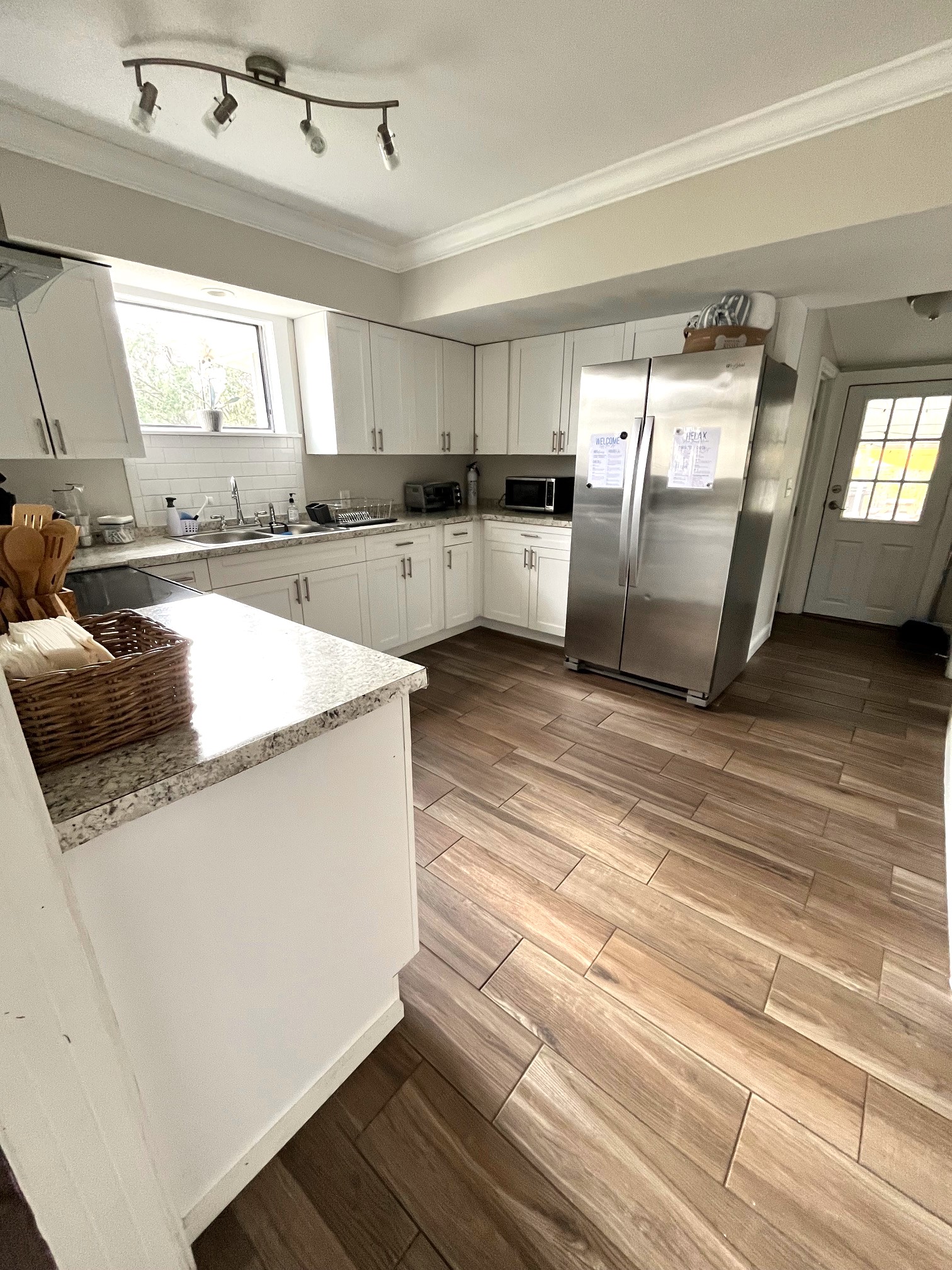 Light and bright kitchen area