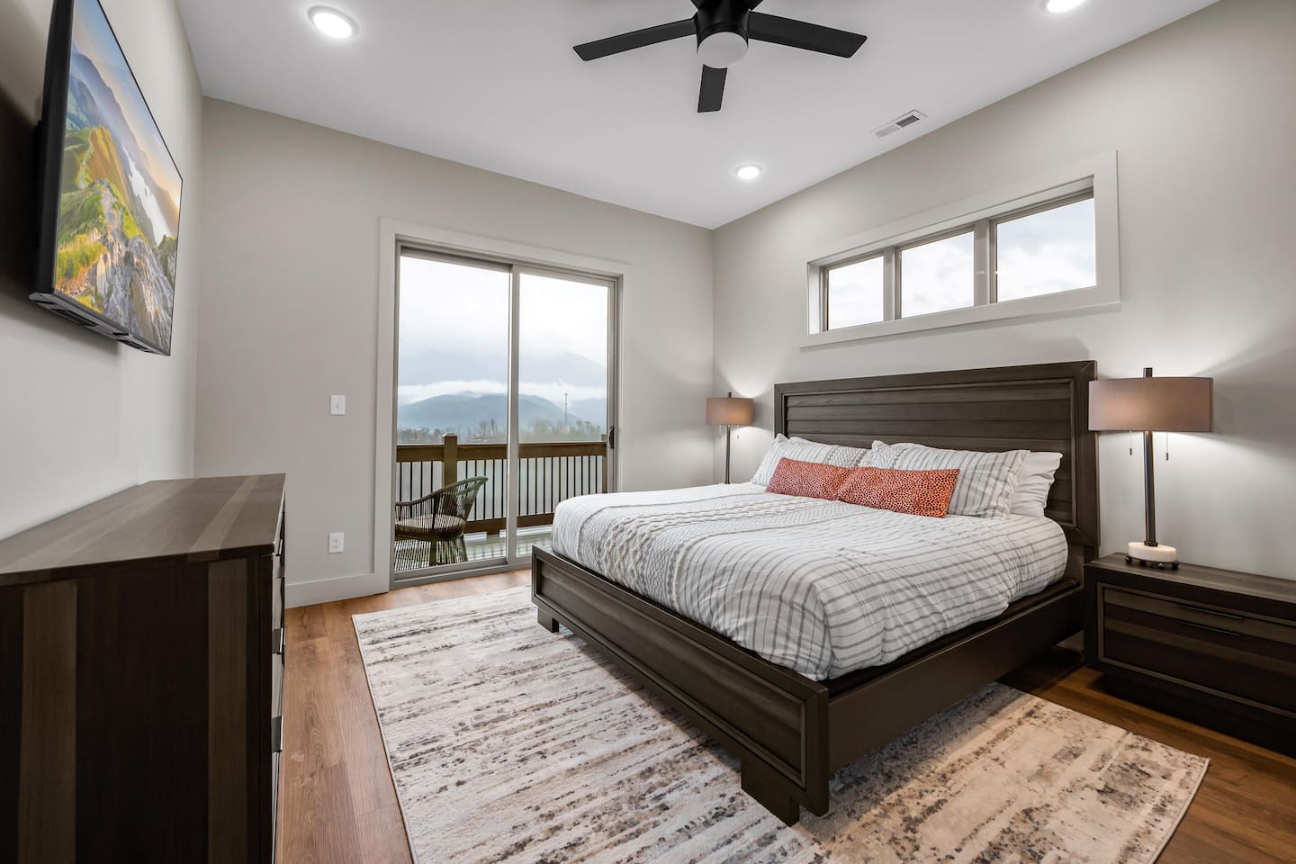 Upper Level - Bedroom 2-King Suite with Private Balcony 