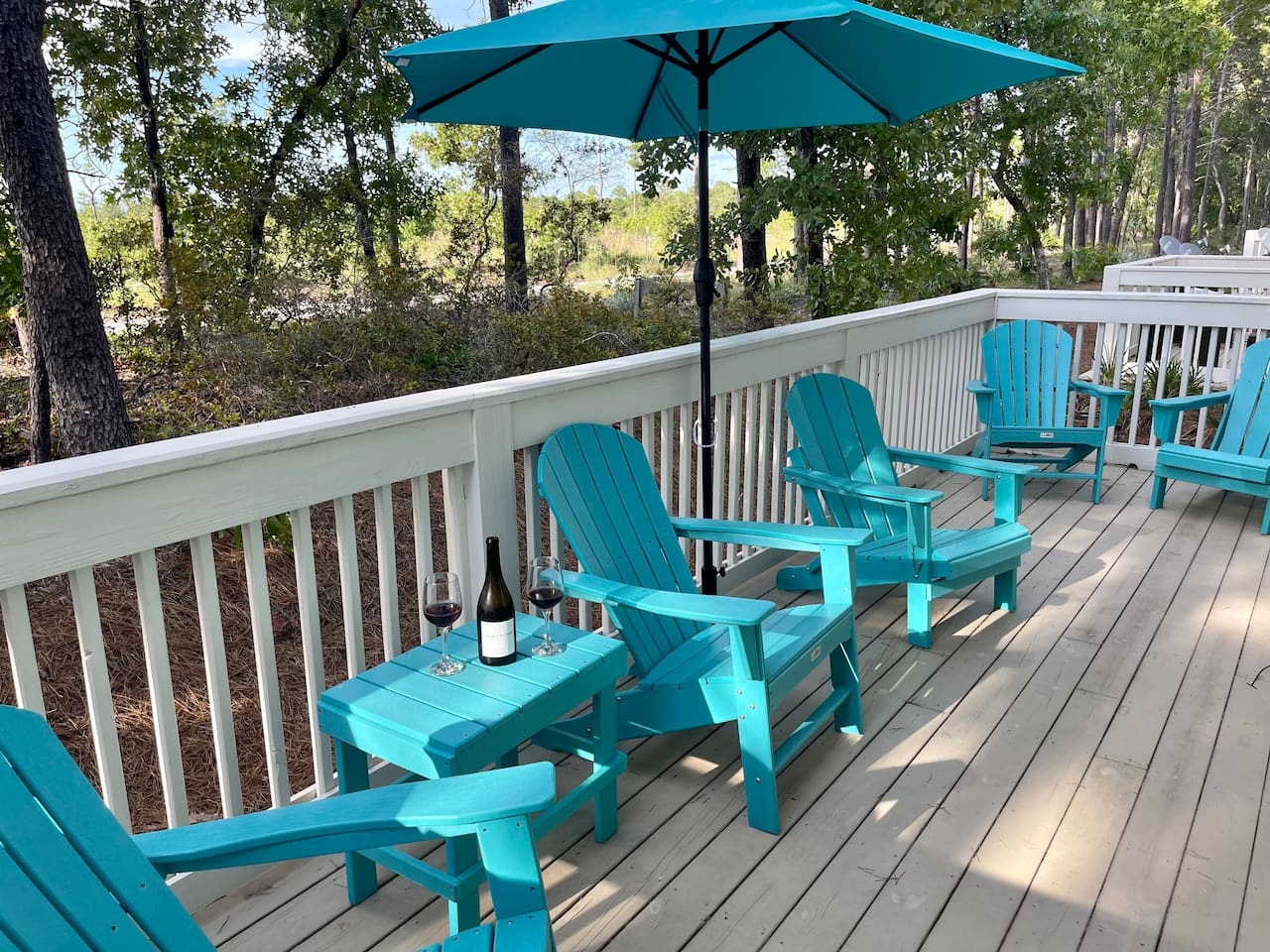 Happy Hour is ready on patio